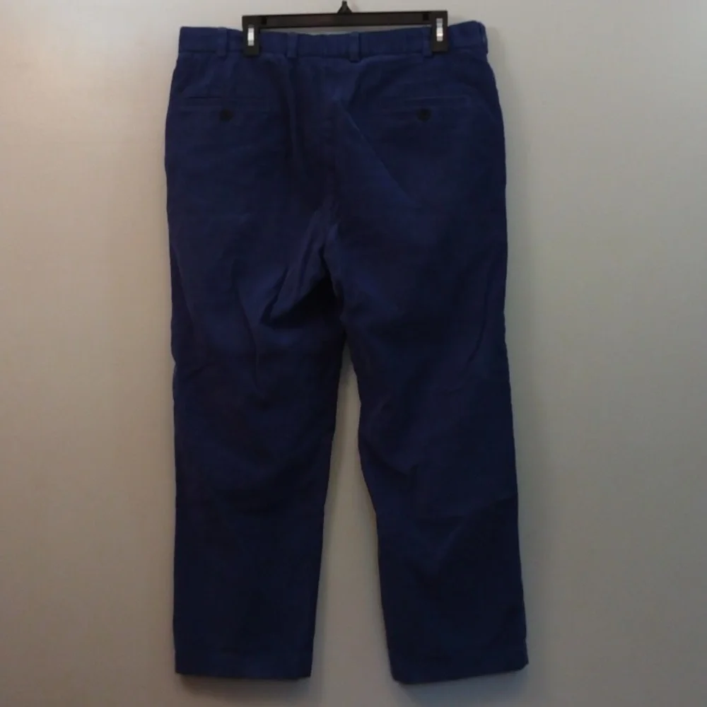Brooks Brothers Blue Cotton Corduroy Pants (Clark Fit)  36 - 27.5
